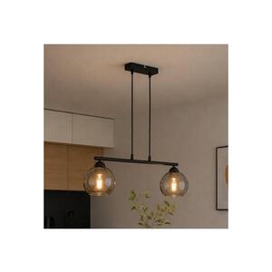Imagine BRILAGI - Lustră pe cablu DIOR 2xE27/60W/230V negru/gri fumuriu