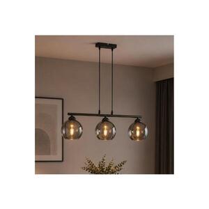 Imagine BRILAGI - Lustră suspendată pe cablu DIOR 3xE27/60W/230V negru/gri fumuriu