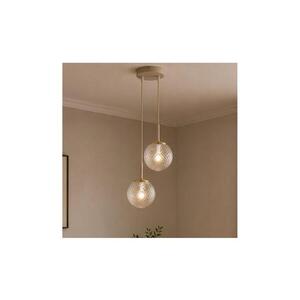Imagine BRILAGI - Lustru suspendat pe cablu STELLA 2xE27/60W/230V bej/auriu