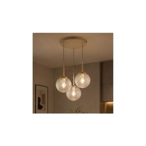 Imagine BRILAGI - Lustră suspendată pe cablu STELLA 3xE27/60W/230V bej/auriu