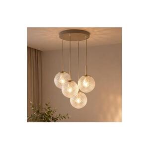Imagine BRILAGI - Candelabru suspendat pe cablu STELLA 4xE27/60W/230V bej/auriu