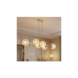 Imagine BRILAGI - Lustru suspendat pe cablu STELLA 6xE27/60W/230V bej/auriu