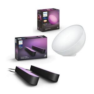 Imagine Philips - SET 2x lămpi de masă LED RGB reglabile Hue PLAY 6W/230V + lampă de masă GO