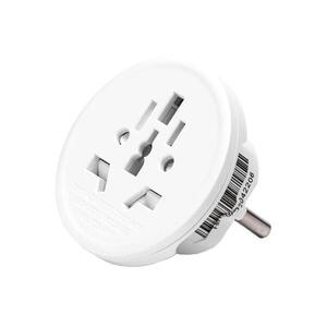 Imagine - Adaptor de călătorie pentru UE, alb