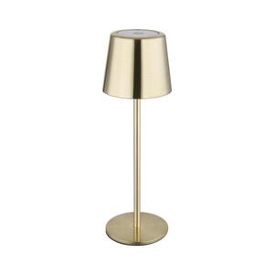 Imagine Globo 58482M-LED Lampă de birou VANCOUVER, reglabilă prin atingere și reîncărcabilă, 2W/3, 7V 2200 mAh, auriu