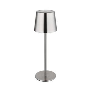 Imagine Globo 58482N-LED Lampă de birou VANCOUVER, cu control tactil, reglabilă, reîncărcabilă, 2W/3, 7V 2200mAh, crom lucios