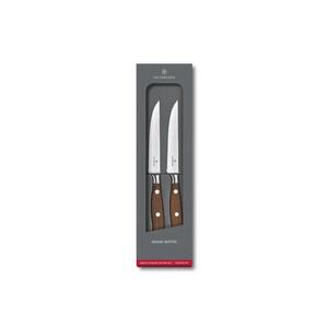 Imagine Victorinox - Set de 2 cuțite pentru friptură GRAND MAITRE, lamă 12 cm, mâner din arțar