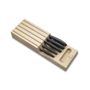 Imagine Victorinox - Set de cuțite de bucătărie cu organizator SWISS CLASSIC 6 piese fag/bej