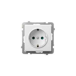 Imagine Ospel - Priză casnică Schuko 230V SONATA fără ramă, albă