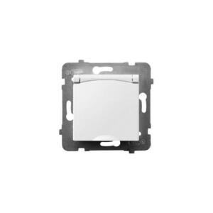 Imagine Ospel - Priză exterioară de perete Schuko, fără ramă, 230V, ARIA, IP44, albă