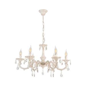 Imagine BRILAGI - Candelabru suspendat pe lanț CLASSIC 6xE14/10W/230V crem/patină