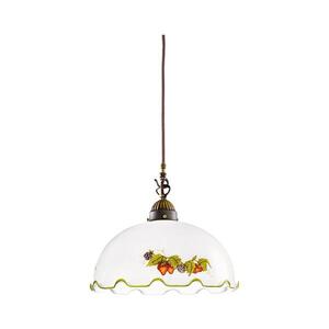 Imagine Kolarz 731.30.114 - Candelabru suspendat NONNA 1xE27/75W/230V Ø 30 cm vișiniu/căpșuni