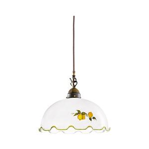 Imagine Kolarz 731.30.117 - Pendul Nonna pe cablu 1xE27/75W/230V, Ø 30 cm, culoare lămâie