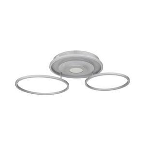 Imagine Globo 67824-40 - Plafonieră LED reglabilă MILES 40W/230V 57x99, 2 cm argintie + telecomandă