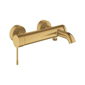 Imagine GROHE 33624GN1 - Baterie pentru cadă ESSENCE 193 mm auriu periat