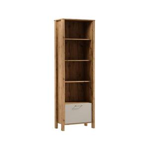 Imagine Bibliotecă MENTA 66x200x37 cm stejar wotan/gri