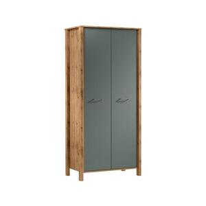 Imagine Comodă MENTA 90x200x53 cm stejar wotan/verde