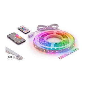 Imagine Set 1x bandă LED RGBW NEO LITE LED/24W/230V 5 m IP65 Wi‑Fi + 5 profile de 1 m + telecomandă