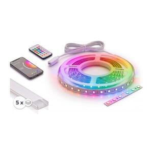 Imagine Set 1x bandă LED RGBW NEO LITE LED/24W/230V 5 m IP65 Wi-Fi + 5x profil de 1 m + telecomandă