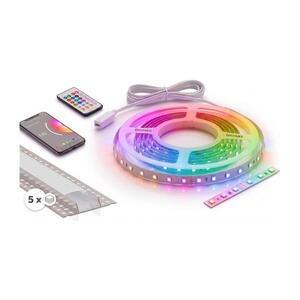 Imagine SET 1x bandă LED RGBW NEO LITE LED/24W/230V 5 m IP65 Wi-Fi + 5x profil de 1 m + telecomandă