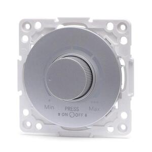 Imagine - Dimmer rotativ 300W/230V, finisaj argintiu