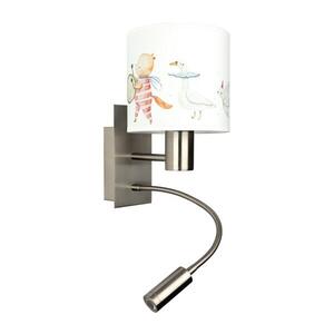 Imagine BRILAGI - Lampă LED flexibilă BOBO 1xE27/25W/230V + LED/3W m. crom/alb/cu animale