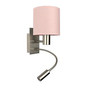 Imagine BRILAGI - Lampă LED flexibilă BOBO 1xE27/25W/230V + LED/3W m. crom/roz