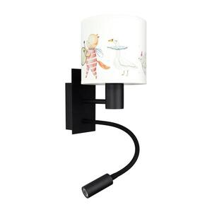 Imagine BRILAGI - Lampă LED flexibilă BOBO 1xE27/25W/230V + LED/3W negru/alb/cu animale