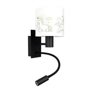 Imagine BRILAGI - LED Flex. lampă BOBO 1xE27/25W/230V + LED/3W negru/alb/unicorni