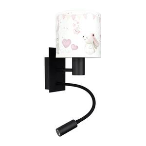 Imagine BRILAGI - Lampă LED flexibilă BOBO 1xE27/25W/230V + LED/3W negru/crem/cu iepurași