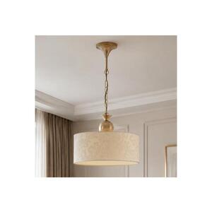 Imagine BRILAGI - Lustru suspendat pe lanț SAPHIRE 1xE27/15W/230V crem/auriu/patină