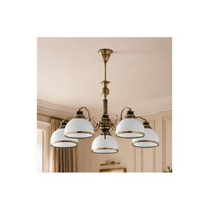 Imagine BRILAGI - Lustră pe tijă TAURUS 5xE27/15W/230V diam. 70 cm bronz