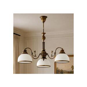Imagine BRILAGI - Lustra cu tijă TAURUS 3xE27/15W/230V Ø 70 cm bronz