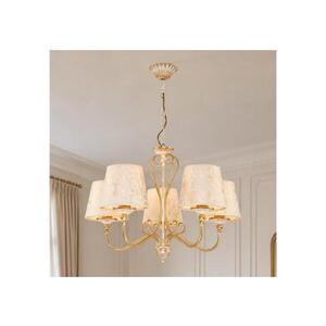 Imagine BRILAGI - Lustru cu lanț SONIA 5xE27/15W/230V Ø 64 cm crem/patină