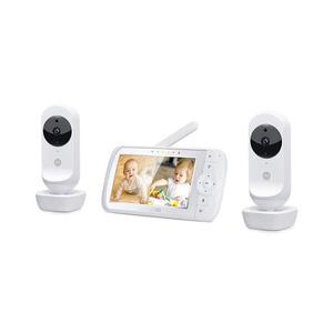 Imagine Motorola VM35-2 - Monitor pentru bebeluși reîncărcabil cu 2 camere, baterie 2000 mAh