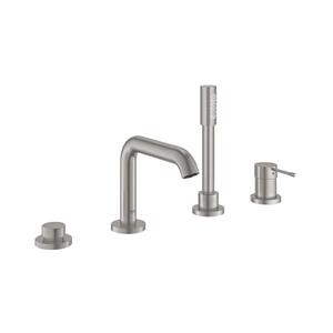 Imagine GROHE 19578DC1 - Set baterie pentru cadă ESSENCE, montaj în 4 găuri, oțel inoxidabil