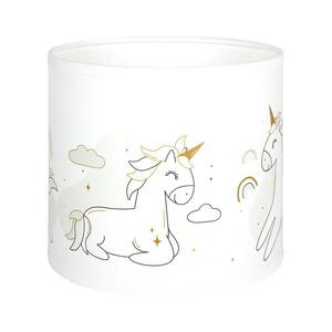 Imagine BRILAGI - Abajur universal BOBO E27 Ø 15 cm alb/unicorni