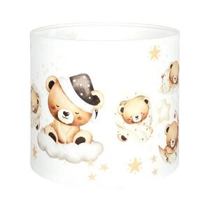 Imagine BRILAGI - Abajur universal BOBO E27 Ø 15 cm alb/ursuleți