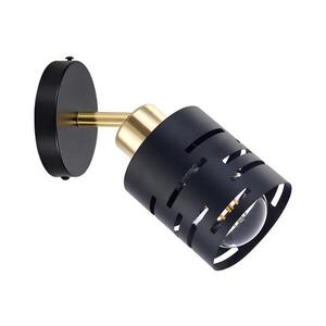 Imagine Aplica spot de perete ELEN 1xE27/35W/230V negru/auriu