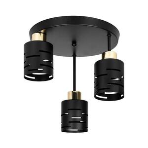 Imagine Lustru aplicat ELEN 3xE27/35W/230V negru/auriu