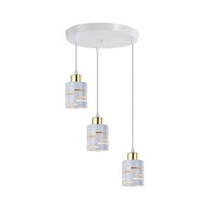 Imagine Lustră pe cablu ELEN 3xE27/35W/230V Ø 29 cm alb/auriu