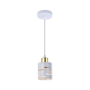 Imagine Lustră suspendată pe cablu ELEN 1xE27/35W/230V alb/auriu
