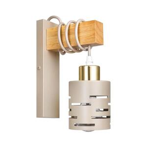 Imagine Lampă de perete ELEN 1xE27/35W/230V bej/auriu/maro