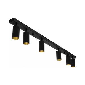 Imagine Plafonieră cu spoturi FILO 6xGU10/30W/230V negru/auriu