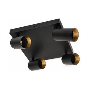 Imagine Lampă spot FILO 4xGU10/30W/230V negru/auriu