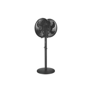 Imagine lator de podea 120 W/230 V, 2 x Ø 40 cm, negru