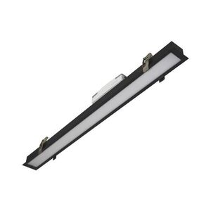 Imagine Plafonieră LED REDOM LED/24W/230V 4000K 60 cm neagră
