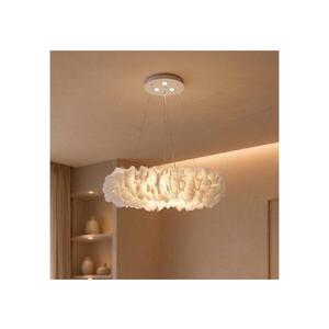 Imagine BRILAGI - Lustru LED pe cablu FEATHER 3xE27/40W/230V + 3xLED/3W diam. 50 cm alb