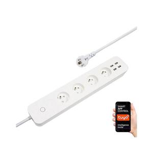 Imagine NEO 07707L - Prelungitor NEO LITE Smart 4AC+4USB Wi-Fi Tuya 1, 5m