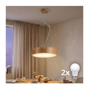 Imagine BRILAGI - Lustra LED pe cablu CARVALHO MODERN 2xE27/60W/230V stejar Ø 37, 5 cm